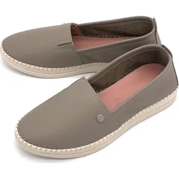 Dámské mokasíny Dámské kožené mokasíny DL1192-34 Looke hnědá Barva: sand, Velikost: 38