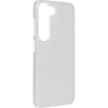 Pouzdro na mobilní telefon Třpytivé pouzdro Shining Samsung Galaxy A36 5G – stříbrné (Silikonový třpytivý kryt Coolcase Shining Samsung Galaxy A36 5G – elegantní pouzdro, obal s třpytkami, precizní výřezy – stříbrné (Silver))