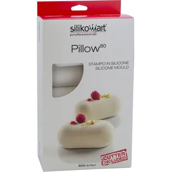 Forma na pečení Forma silikonová design s vykrajovátkem (váleček) 8x80ml