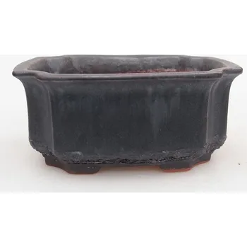 Květináč Keramická bonsai miska 12 x 9 x 5,5 cm kovová 153074