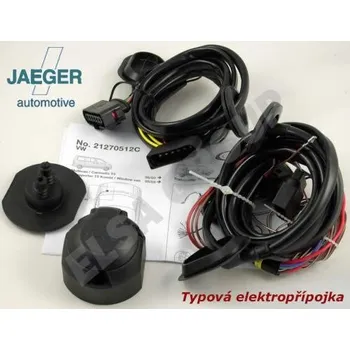 Tažné zařízení Typová elektropřípojka Volkswagen Transporter skříň 2003-2009 (T5), 13pin, ConWys AG