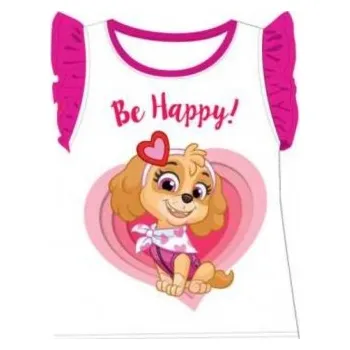 Dívčí tílko Setino - Dívčí bavlněné tílko Tlapková patrola - Paw Patrol - bílé / 100% bavlna 116