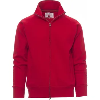 Pánská mikina Payperwear Pánská mikina Panama+ se skrytým celozipem Barva: červená klasická, Velikost: XS
