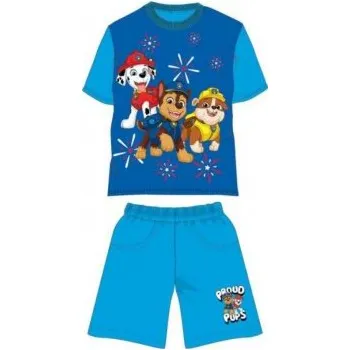 SpinMaster - Plážová souprava Tlapková patrola -Paw Patrol / 100% bavlna / krátký rukáv, pohodlné kraťasy s kapsami 116