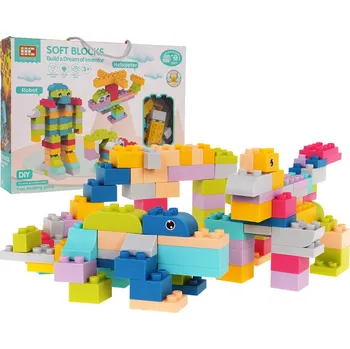 ostatní stavebnice Ramiz Sada měkkých bloků 126el.