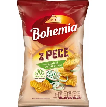 Chips Bohemia chips Z Pece zakysaná smetana a cibule