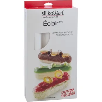 Forma na pečení Forma silikonová design s vykrajovátkem (6ks Éclair) 12,9x4, v.3,5cm