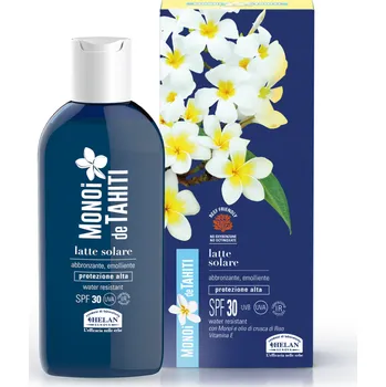 Přípravek na opalování Helan Monoi de Tahiti Zklidňující opalovací mléko SPF30 200ml