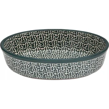 Žáruvzdorná oválná mísa Bolesławiec Ceramika Artystyczna 0,8 l