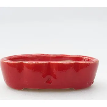 Květináč Mini bonsai miska 5,5 x 3 x 2 cm červená 151612