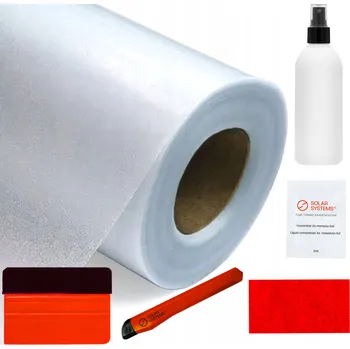 Okenní fólie Solar Systems Fólie Mléčná Matná Zamlžená na Sklo 105x200cm Mražená Bílá