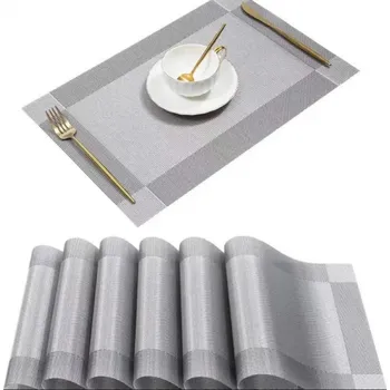 Household Stolní podložka GENIA 300 x 450 mm / Stříbrná