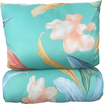 přikrývka SET Přikrývka a polštář, tropický květ