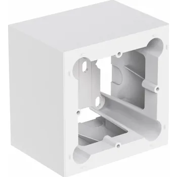 Elektroinstalační krabice Audac WB200/SW Nástěnná krabice pro panely řady WP a DWP 80 x 80 mm, bílá verze