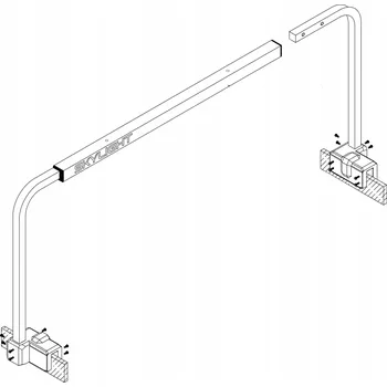 SKYLIGHT HYPERBAR Stojan na okraj akvária 50 cm / S.30
