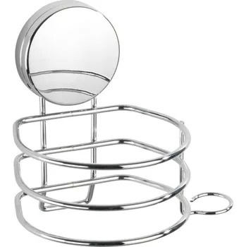 Držák na fén OSIMO Static-Loc, chromovaná ocel, stříbrný, WENKO