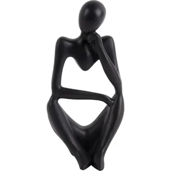 Zrcadlo Present time Černá dekorativní soška Wonder 23,5 cm