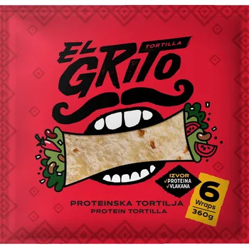 El Grito Tortilla protein 25 cm, 6 ks