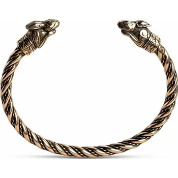 Náramek Drakkaria - splétárna Irský zajíc, náramek, bronz