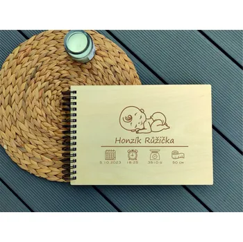 Fotoalbum Dětské dřevěné fotoalbum pro chlapečka