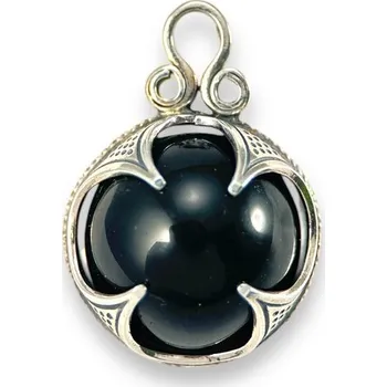 Přívěsek Drakkaria ONYX, vikinský stříbrný přívěsek, Gotland, Ag 925