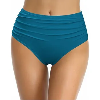 Dámské plavky Dámské plavky SHEKINI Elegantní bříško s vysokým pasem, černý spodní díl bikin, klasické koupací