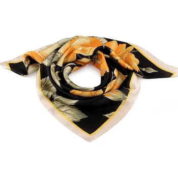 Šátek Saténový šátek růže 70x70 cm