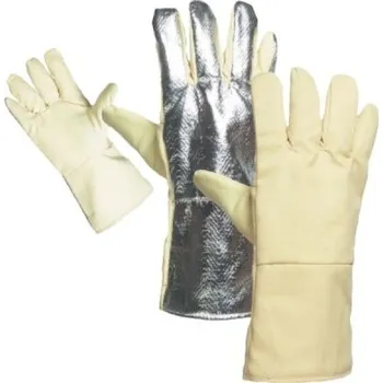 Pracovní rukavice Rukavice pracovní SCAUP (vel.uni) tepelně odolné, třívrstvé, pětiprsté, 320 g/m2, do 250°C, krátce 500°C