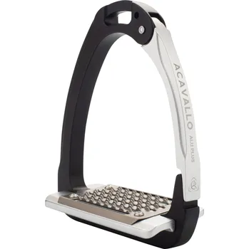 Bezpečnostní třmeny Acavallo Arena Aluplus 2.0 - nová verze 22/23, černá