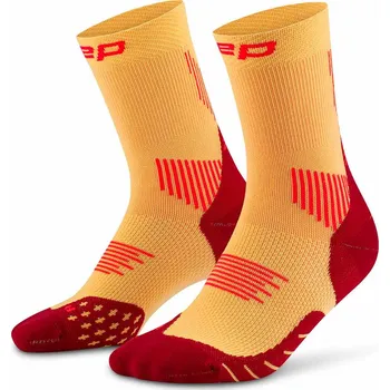 Dámské ponožky CEP Vysoké kompresní ponožky 5.0 Dámské Velikost: II, Barvy: marigold/burgundy