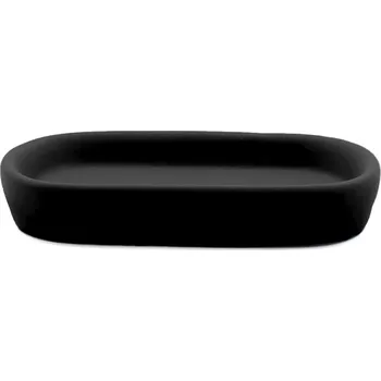 Mýdlenka Douceur d'intérieur Keramická mýdlenka, 13,5 x 9,5 cm, CERALIA, černá