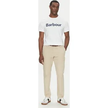 Pánské tričko Barbour T-Shirt Logo MTS0531WH51 Bílá Tailored Fit M