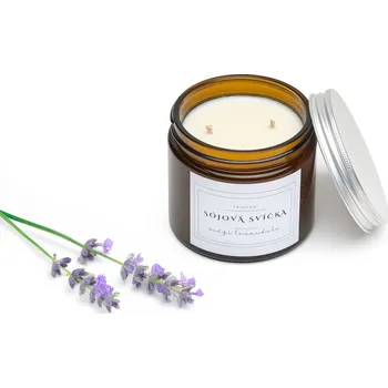 Svíčka Sójová svíčka Svěží levandule 250ml