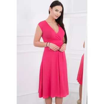 Dámské šaty 8288 Fuchsiové dámské šaty - M