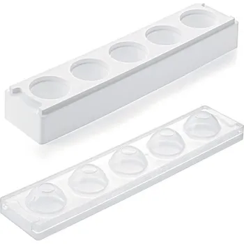 Forma na pečení Forma silikonová MUL 3D na 5 dezertů (vejce) prům.5, v.7,3cm
