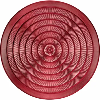 prostírání Douceur d'intérieur Metalické prostírání, Ø 40 cm, červené