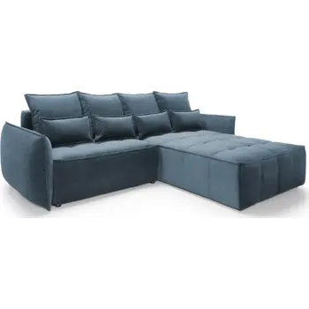 Sedací souprava Rohová sedací souprava CAMPUS, tm. modrá (manhattan 40)