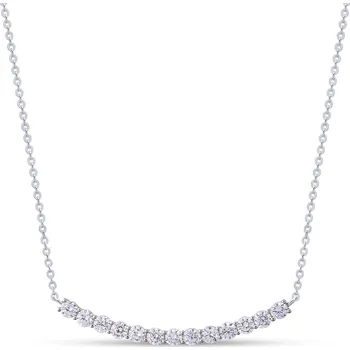 Řetízek Stříbrný řetízek s kulatými zirkony 2304