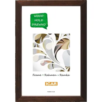 Digitální fotorámeček Rámeček dřevěný Icar PINIA 4 30x40cm tmavě hnědý