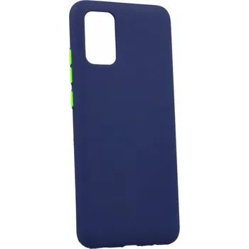 Pouzdro na mobilní telefon Kryt Samsung A02s silikon modrý (obal neboli pouzdro na Samsung A02s)