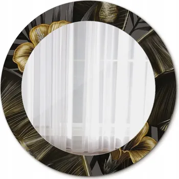 Zrcadlo Moderní Zrcadlo do Obývacího Pokoje Květiny ibišku 60cm