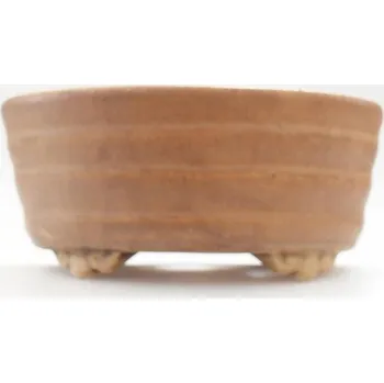 Květináč Keramická bonsai miska 10 x 9 x 5 cm oranžová 98456