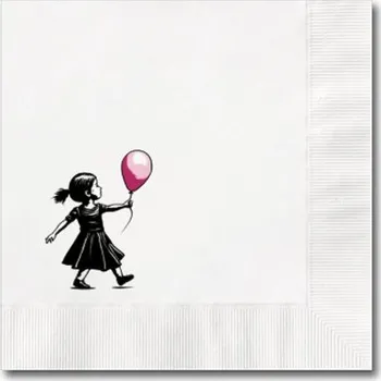 Jednorázové nádobí Papírové ubrousky SATE 33x 33 cm - s vlastním potiskem Cenové rozmezí: 60000 < ks s vlastním potiskem