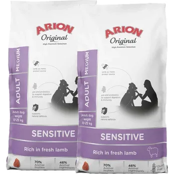 Krmivo pro psa ARION Original Sensitive Adult Medium 2x12kg