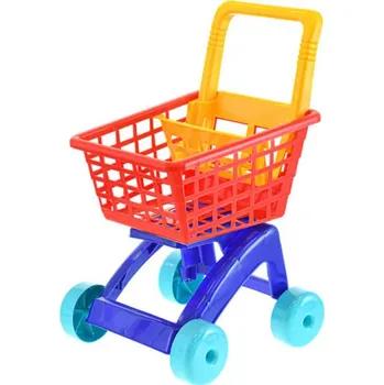 Nákupní taška MAD Vozík nákupní barevný Červený 40x33x58cm plast