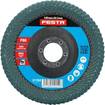 Brusný kotouč FESTA 21762 Kotouč lamelový oboustranný, 125mm, P 80