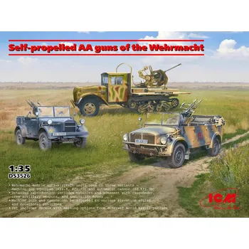 Plastikový model 1:35 Self-Propelled AA Guns of Wehrmacht (3 kits)