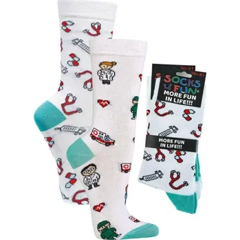 Pánské ponožky Ponožky Socks 4 Fun 6209.36 lékař - sada 2 páry vel. 42-47