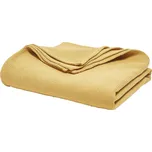 Today Přehoz na postel Chamre, bavlněný, 220 x 240 cm, žlutý