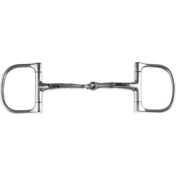 Udidlo pro koně Déčko Metalab Satin Pro 1x lomené, 13,5cm